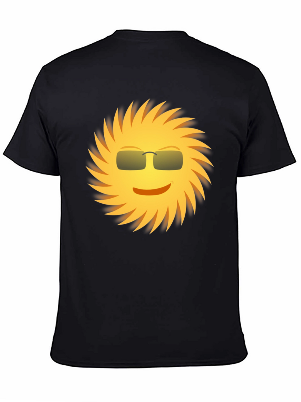 Cool Sun Graphic Tee - Black Unisex Shirt
