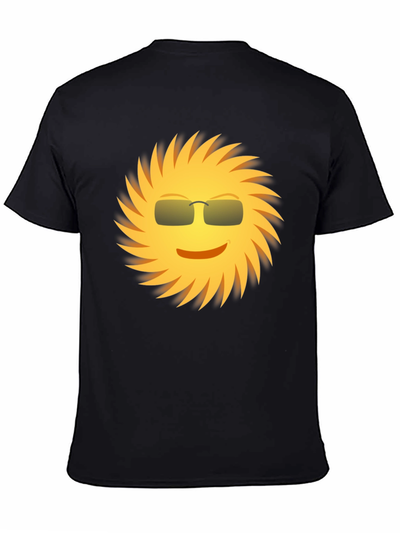 Cool Sun Graphic Tee - Black Unisex Shirt