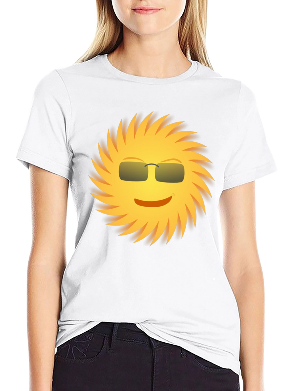 Cool Sun Graphic Tee - Black Unisex Shirt