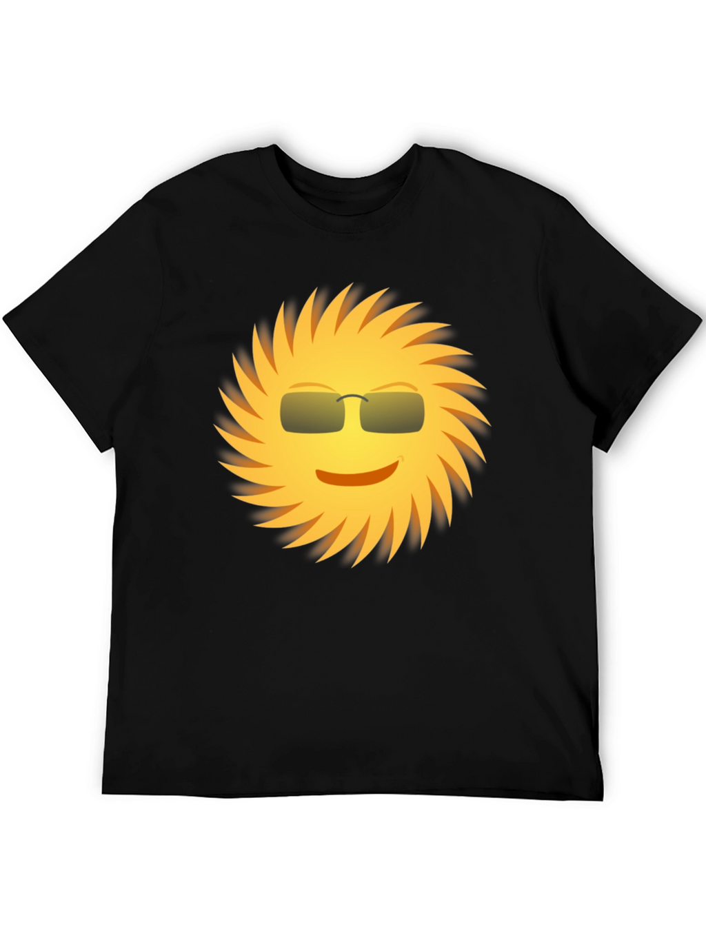 Cool Sun Graphic Tee - Black Unisex Shirt