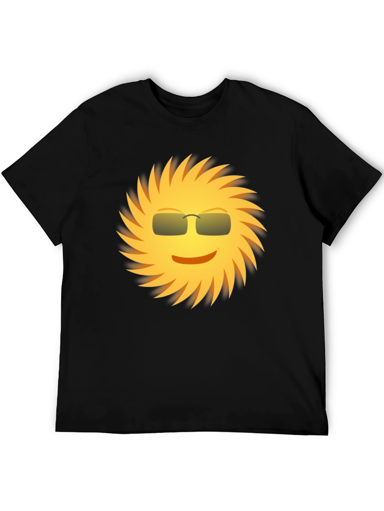 Cool Sun Graphic Tee - Black Unisex Shirt