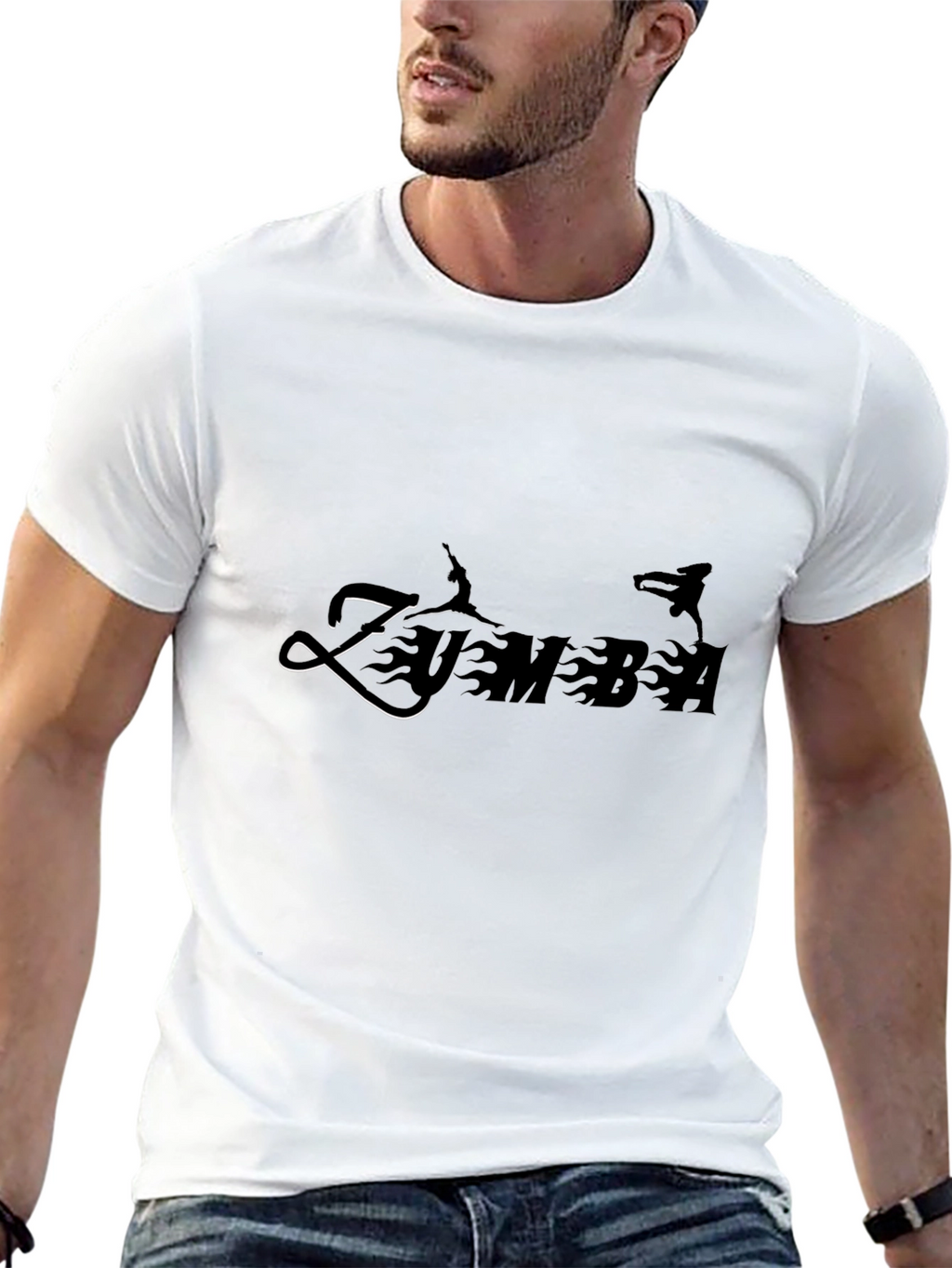 Zumba Dance Fitness Black T-Shirt