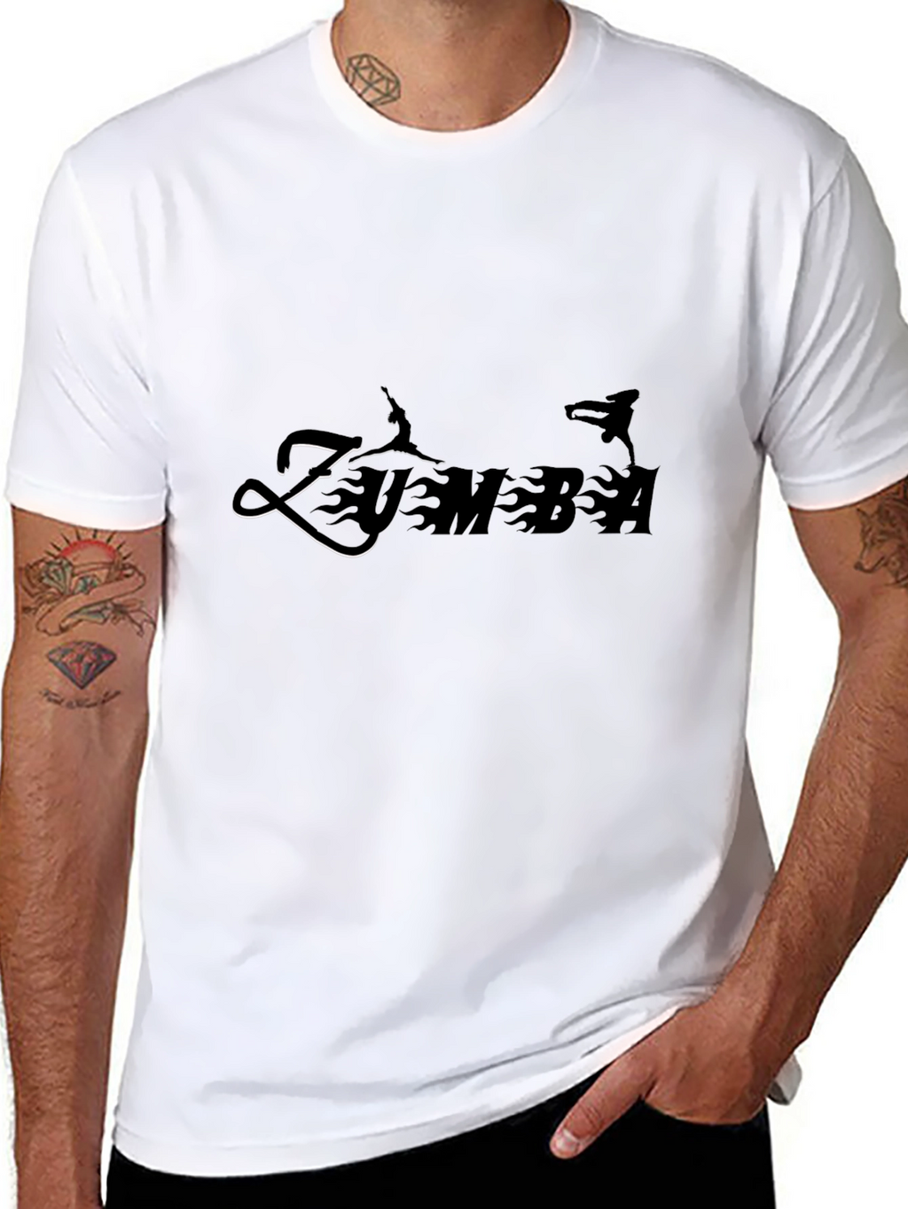 Zumba Dance Fitness Black T-Shirt