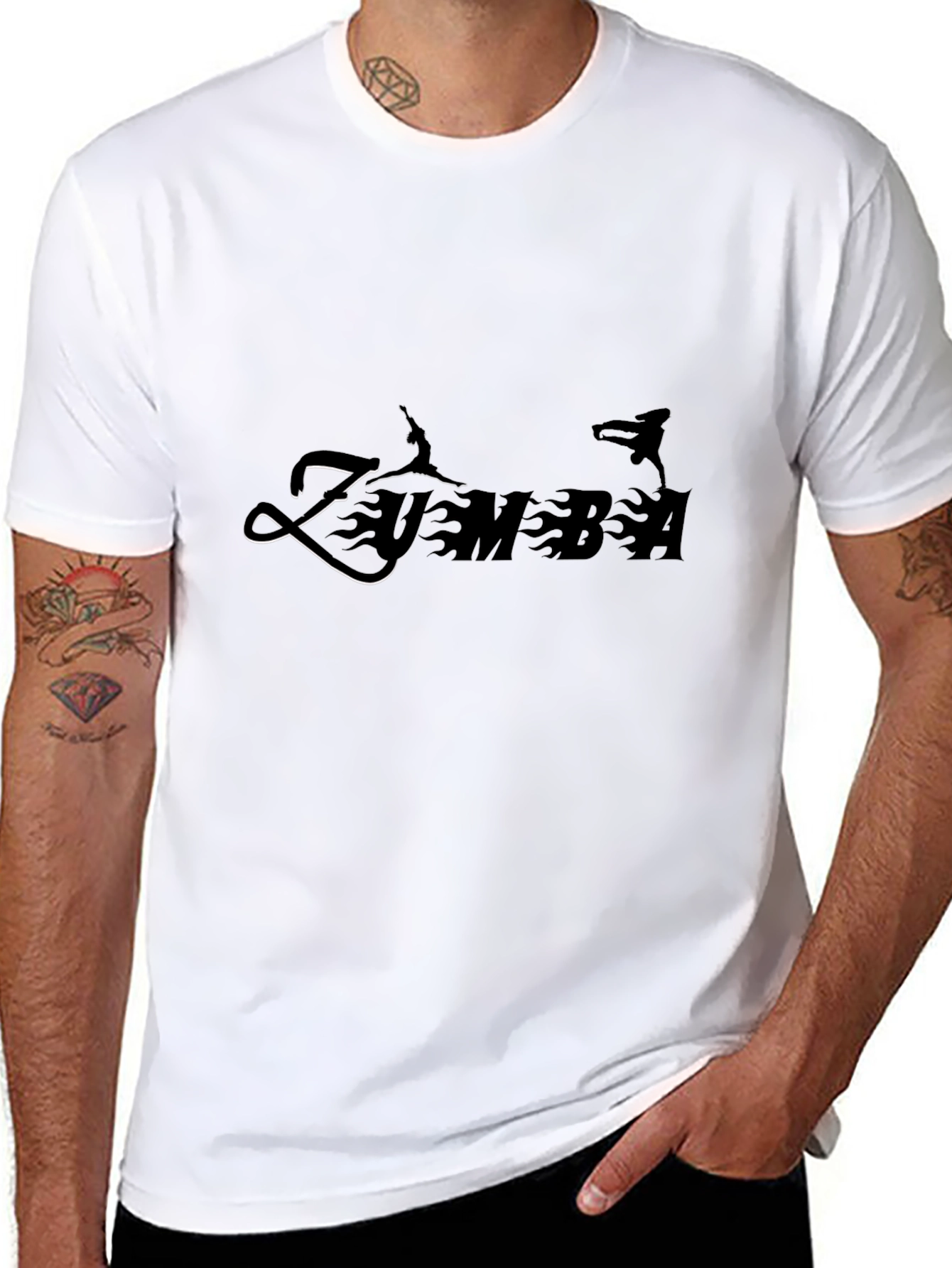Zumba Dance Fitness Black T-Shirt
