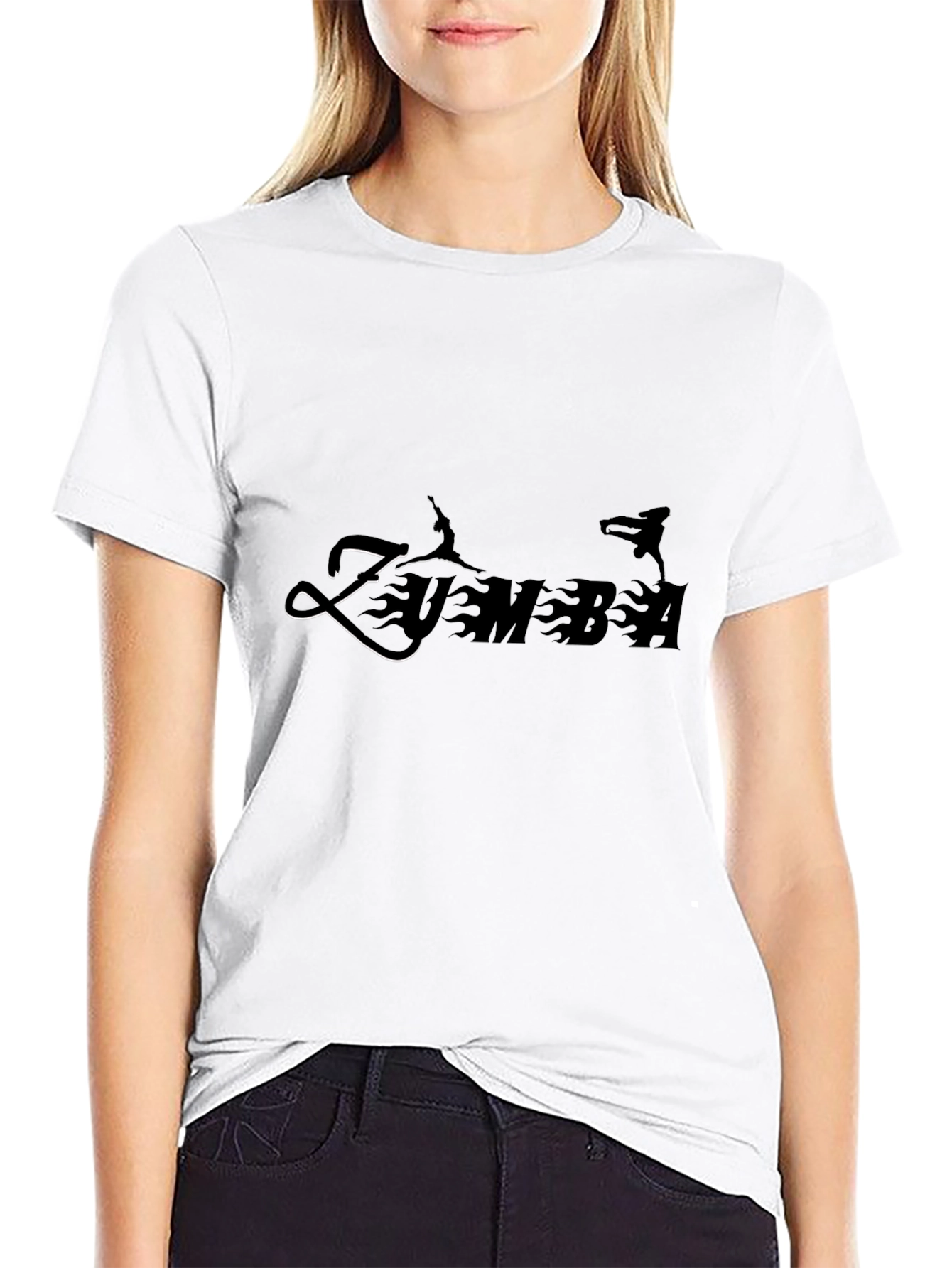 Zumba Dance Fitness Black T-Shirt