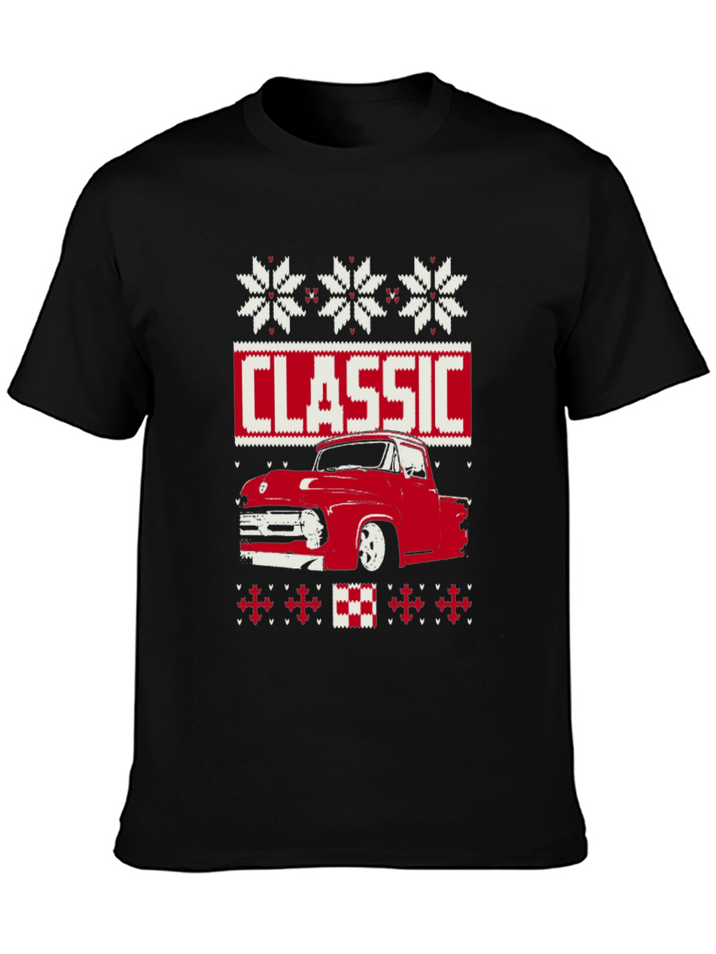 Classic Truck Christmas Sweater T-Shirt