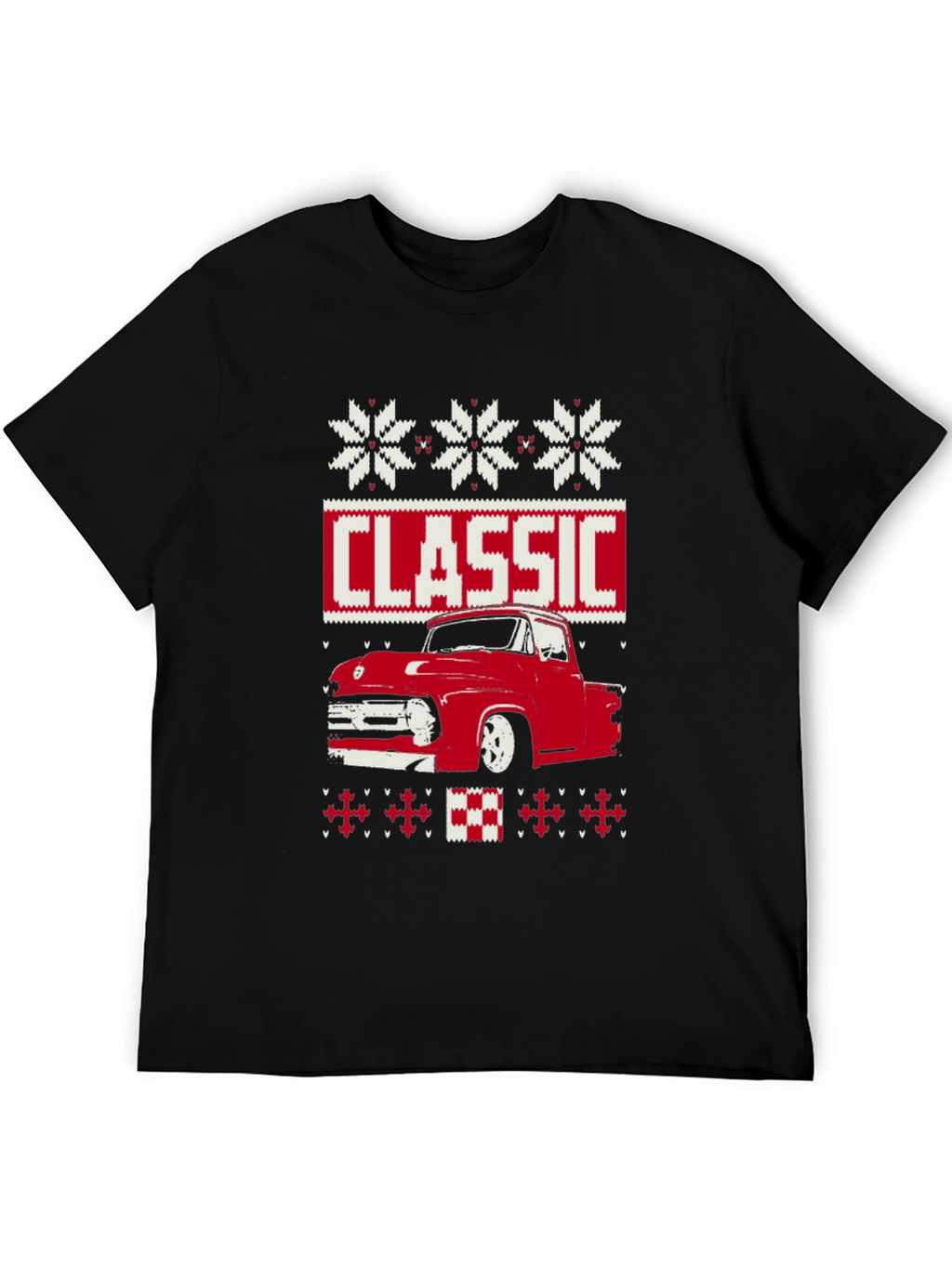 Classic Truck Christmas Sweater T-Shirt