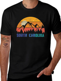 Retro South Carolina Mountain T-Shirt