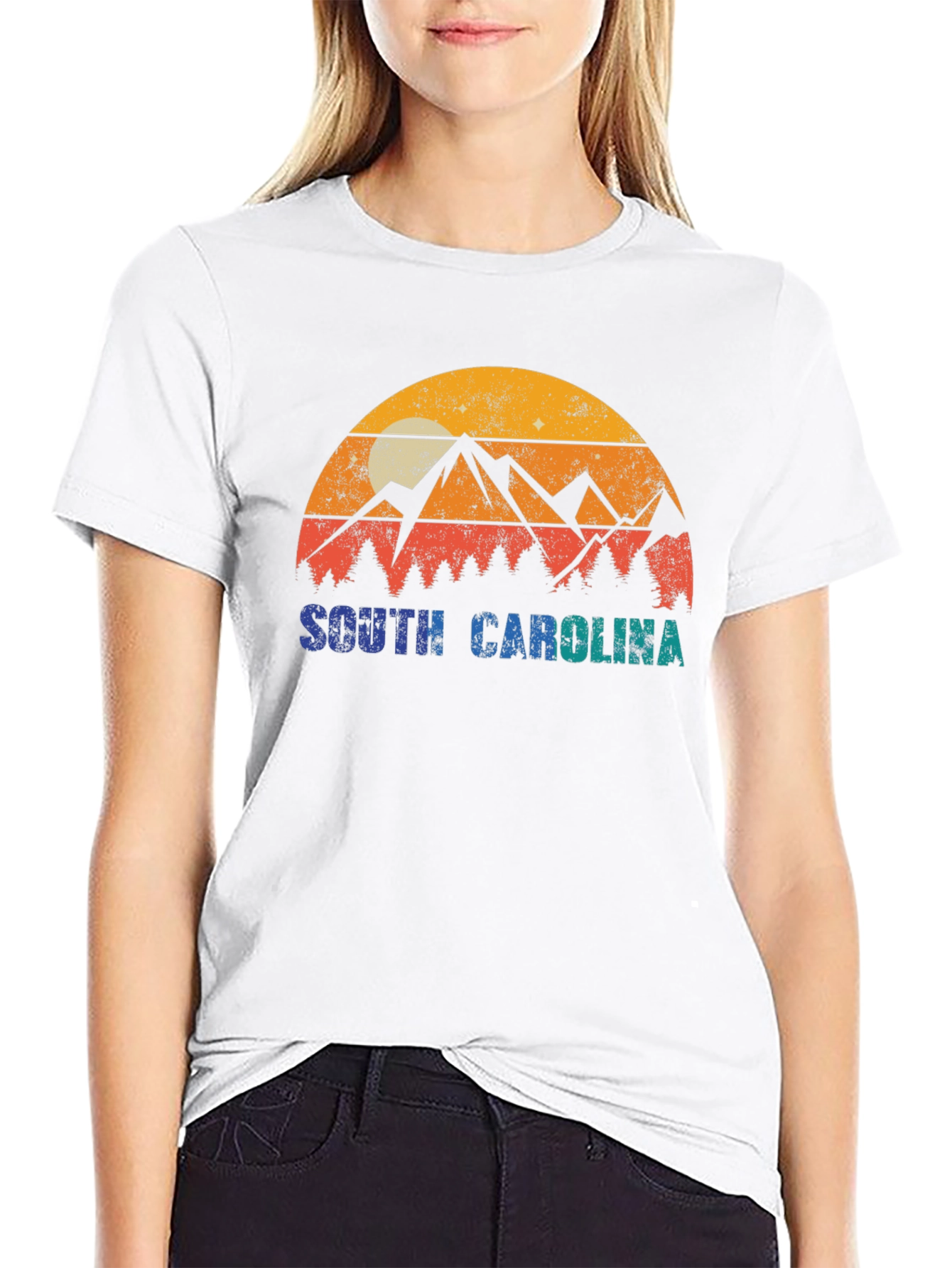 Retro South Carolina Mountain T-Shirt