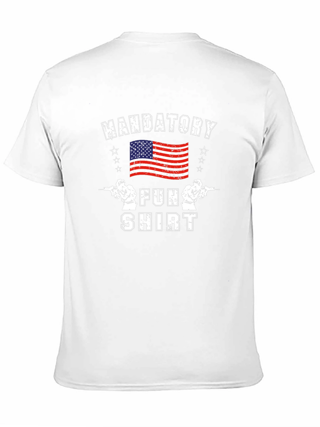 Mandatory Fun Shirt American Flag Graphic Tee