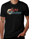 Night Watcher Graphic T-Shirt - Retro Design