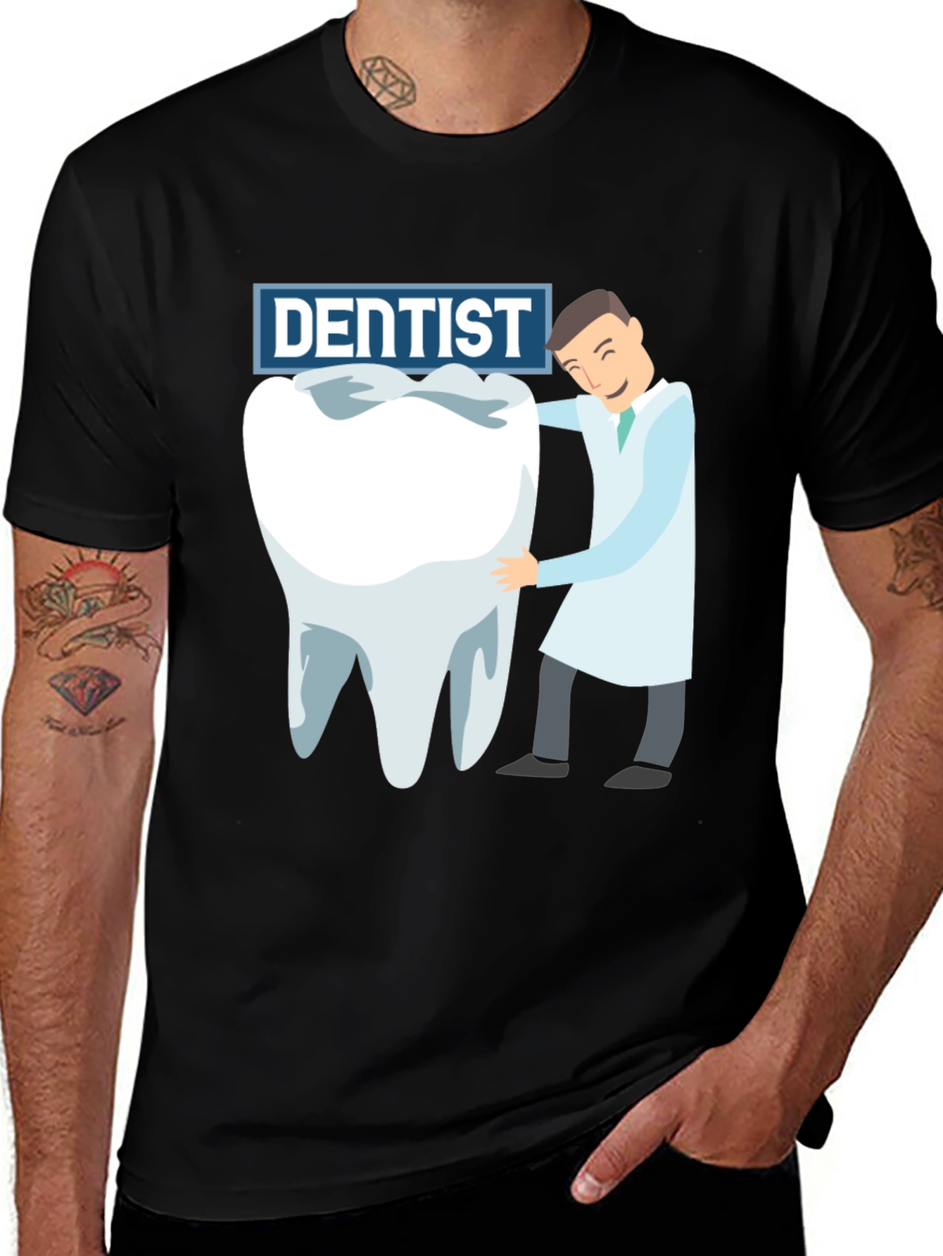 Dentist Graphic Tee - Funny Tooth T-Shirt