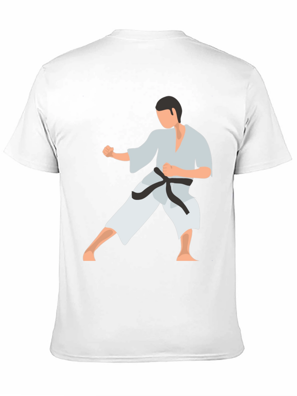 Karate Stance Graphic Tee - Black Martial Arts Shirt
