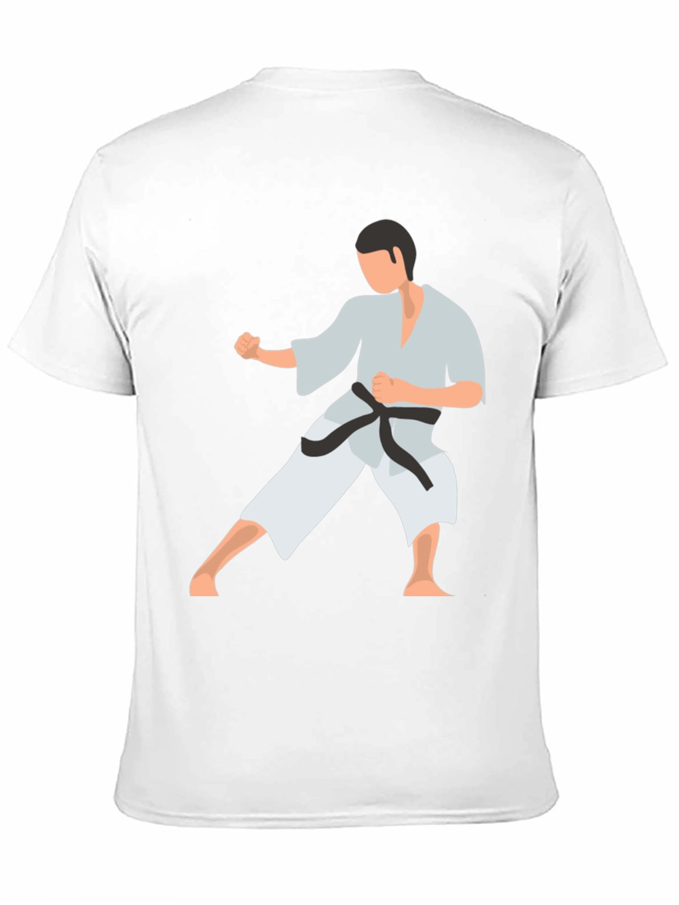 Karate Stance Graphic Tee - Black Martial Arts Shirt