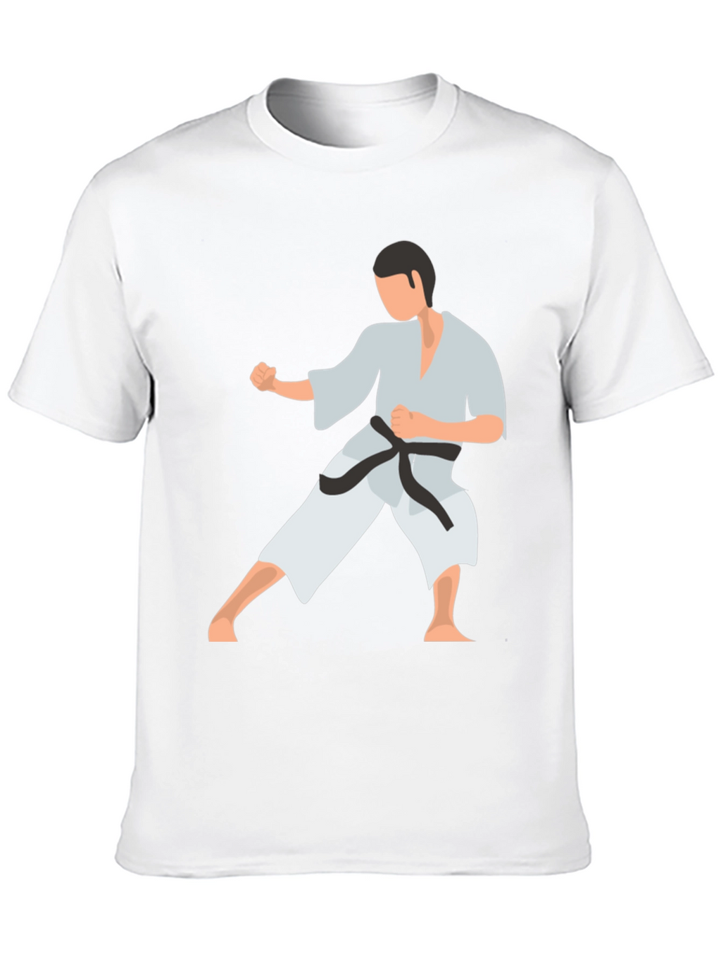 Karate Stance Graphic Tee - Black Martial Arts Shirt