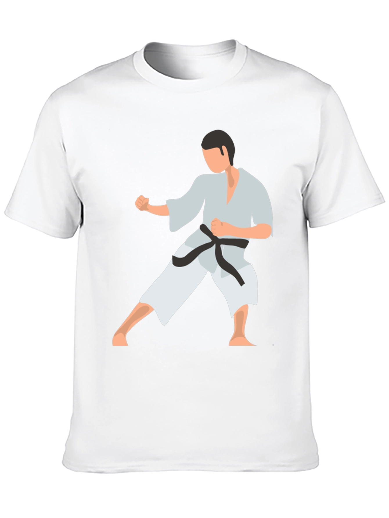 Karate Stance Graphic Tee - Black Martial Arts Shirt