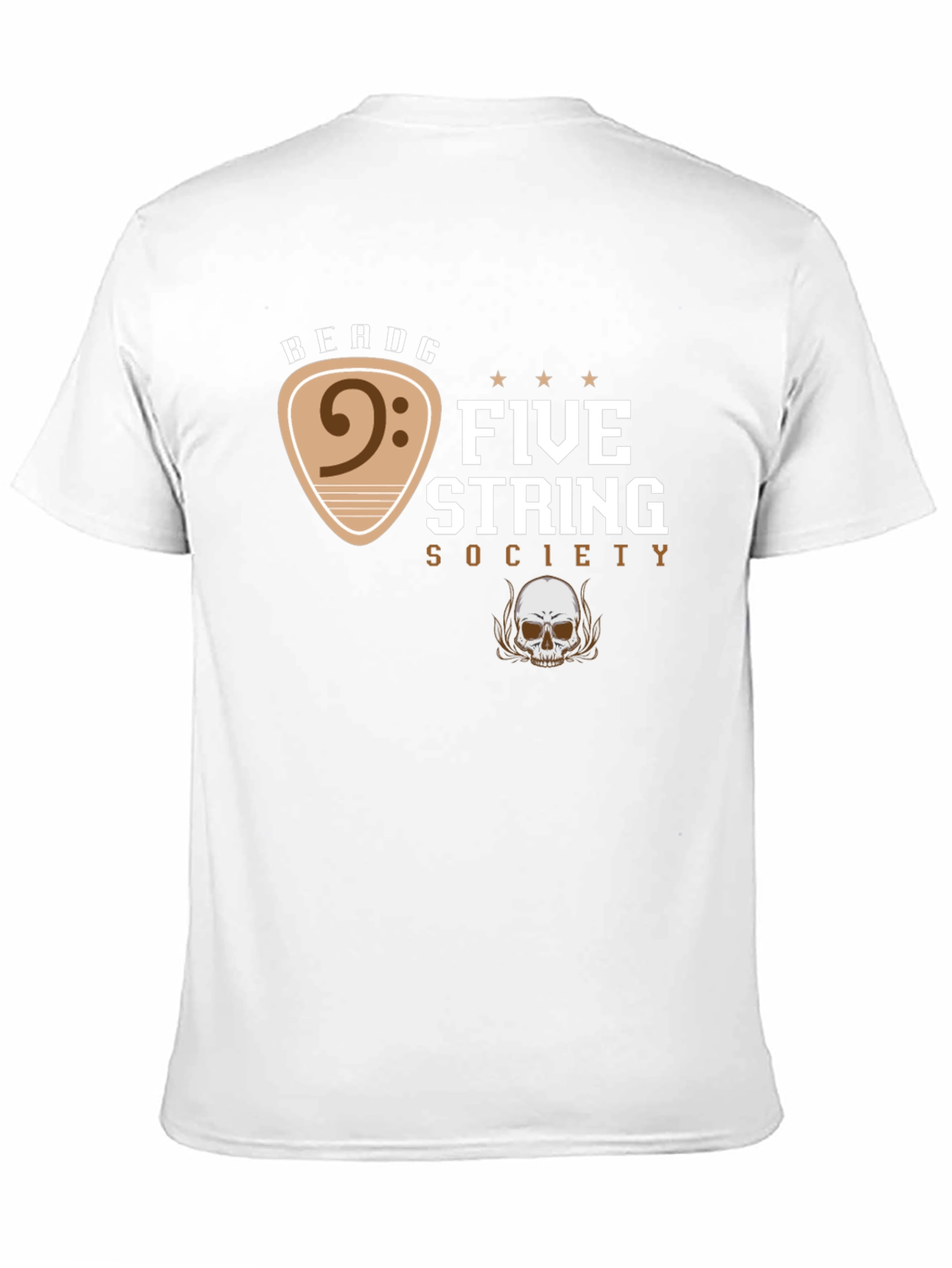 Five String Society Black Graphic Tee