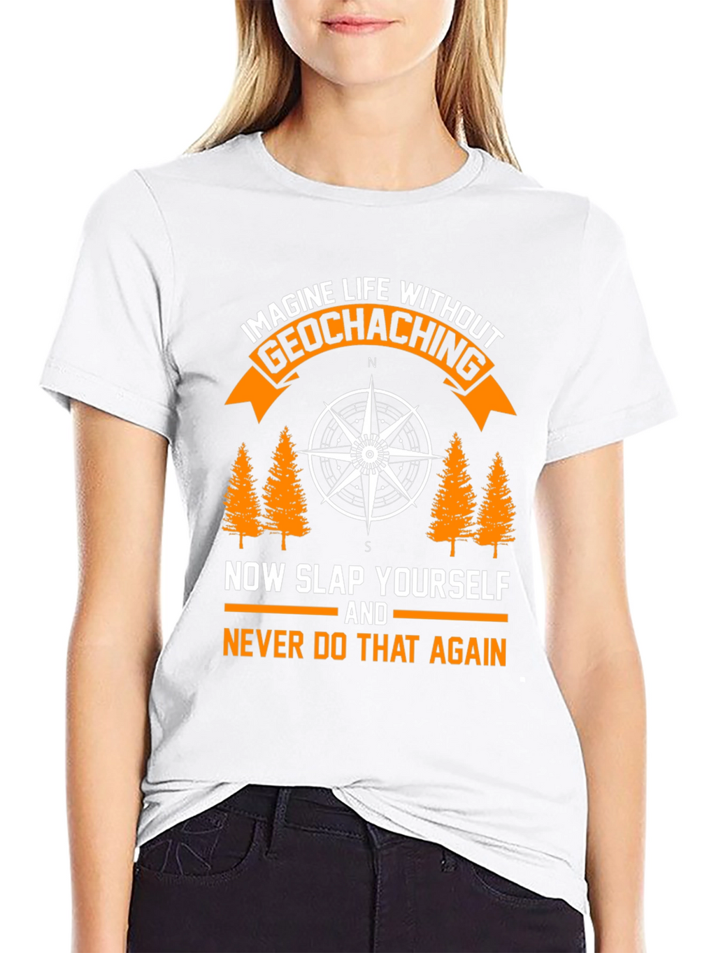 Geocaching Graphic T-Shirt - Never Do That Again