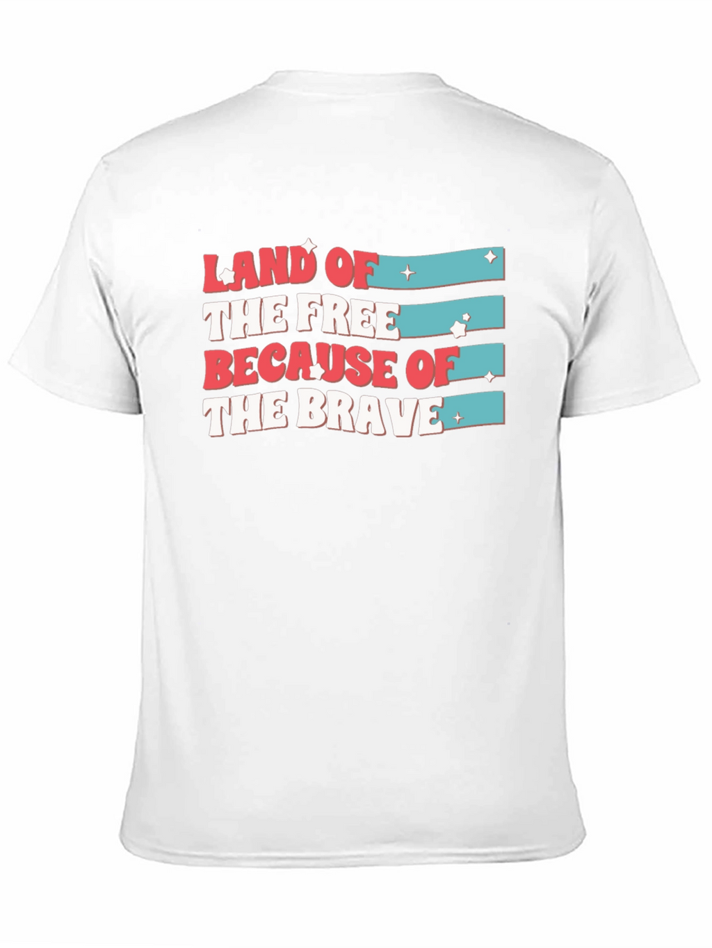 Land of the Free Patriotic Graphic Tee