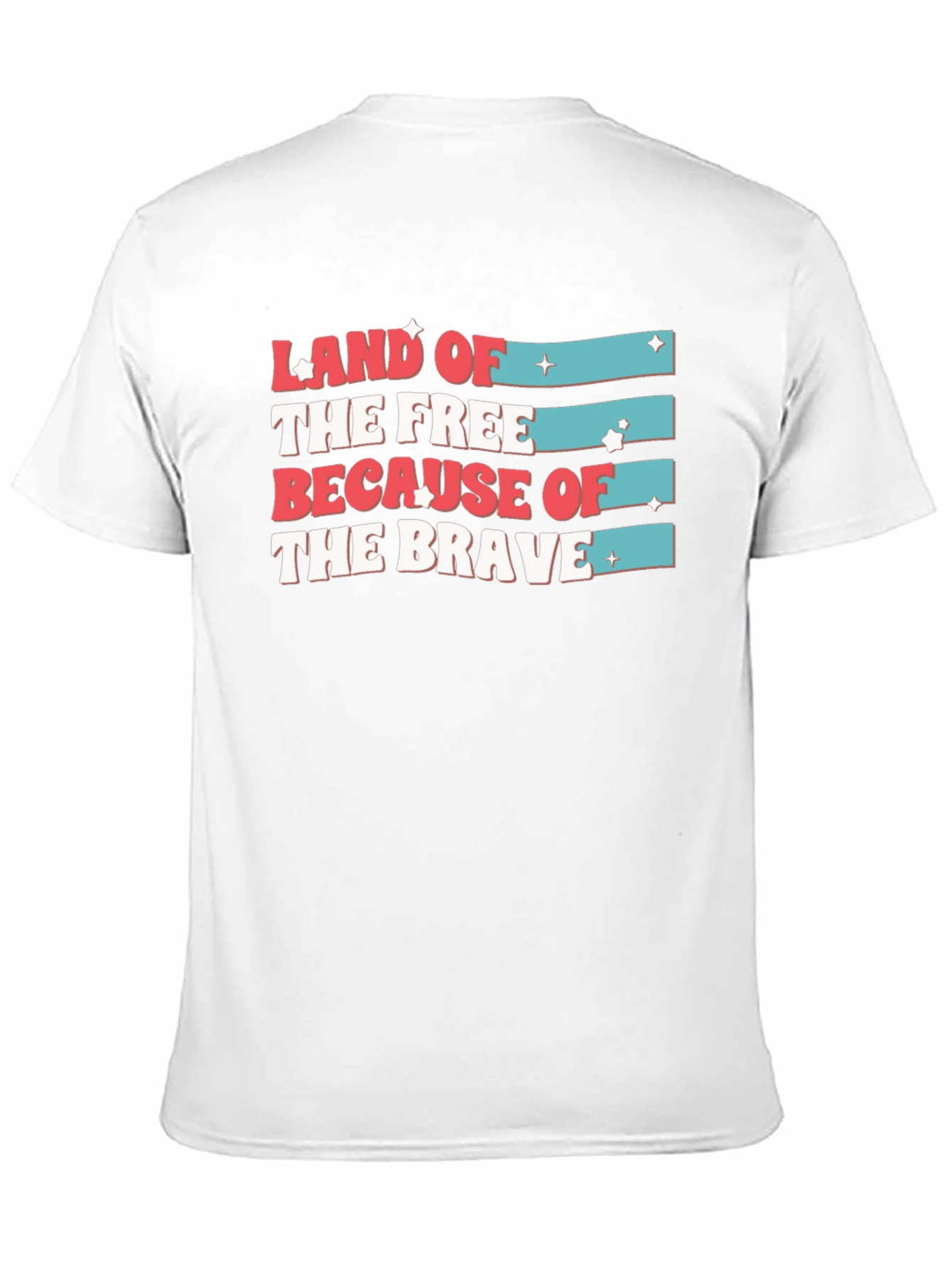 Land of the Free Patriotic Graphic Tee