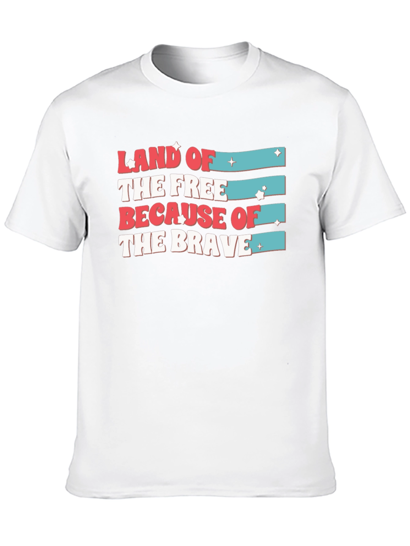 Land of the Free Patriotic Graphic Tee