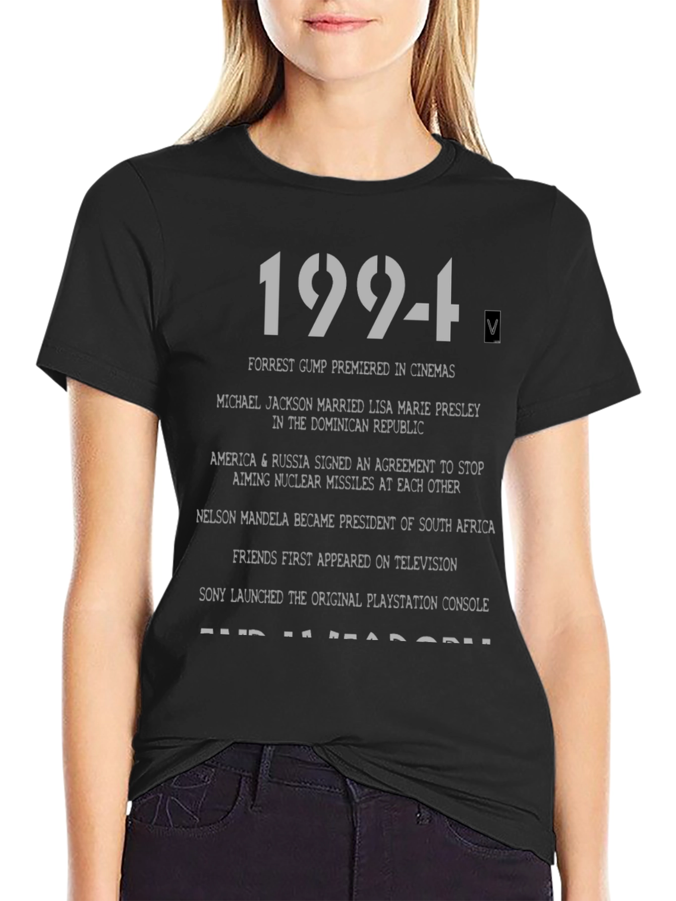 1994 Year in History Graphic Print T-Shirt