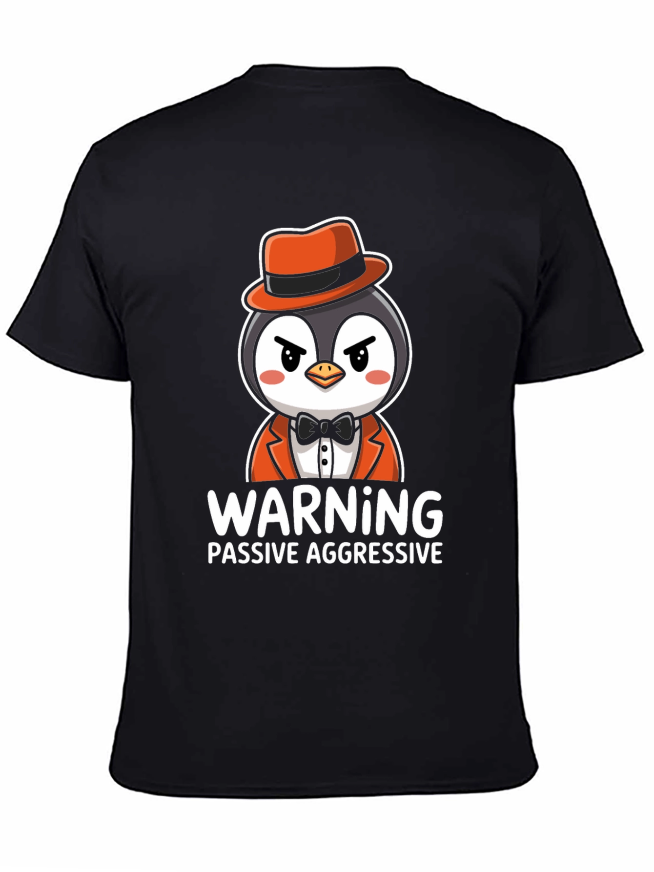Warning Passive Aggressive Penguin T-Shirt