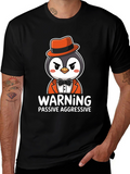 Warning Passive Aggressive Penguin T-Shirt