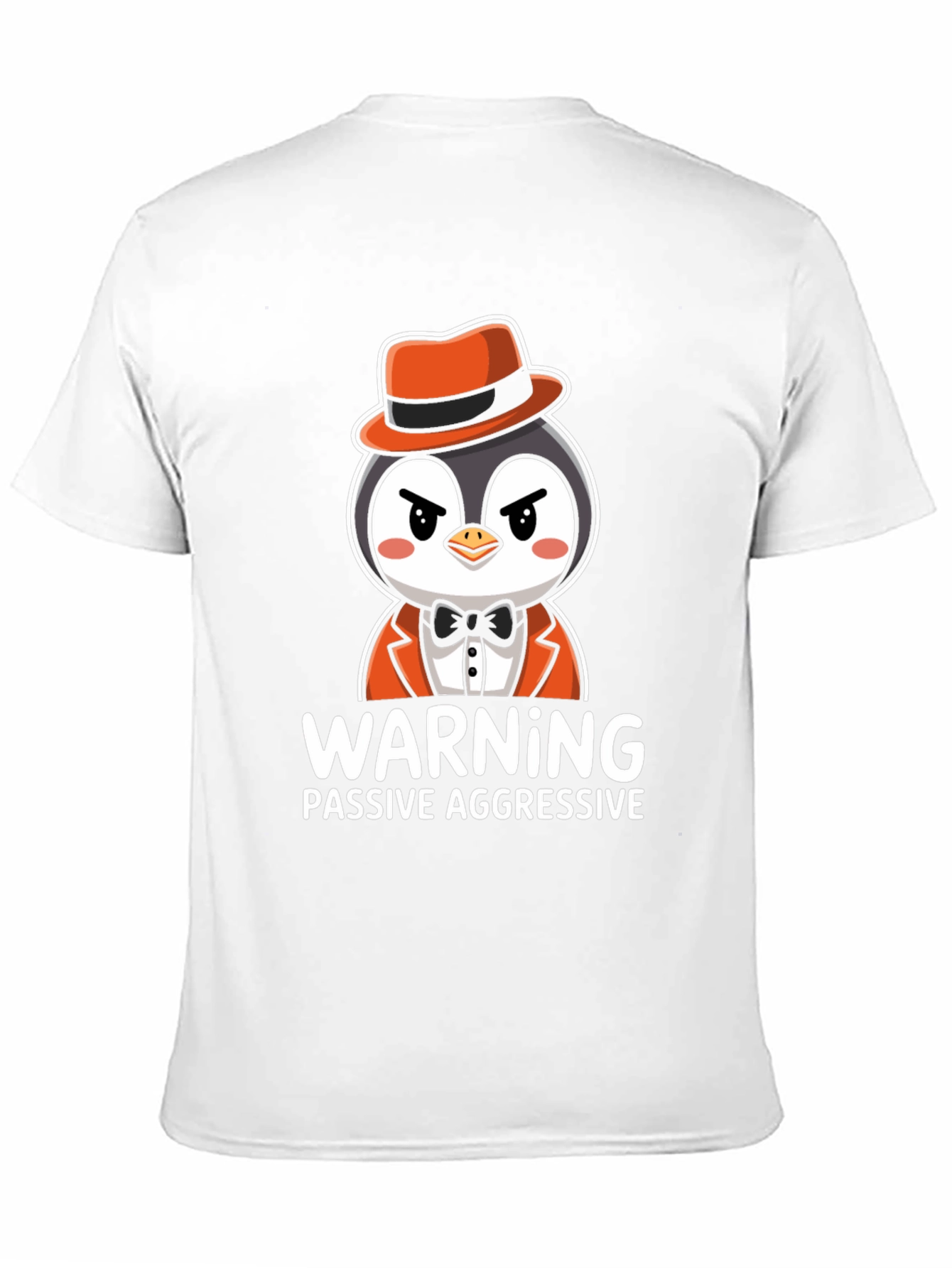 Warning Passive Aggressive Penguin T-Shirt