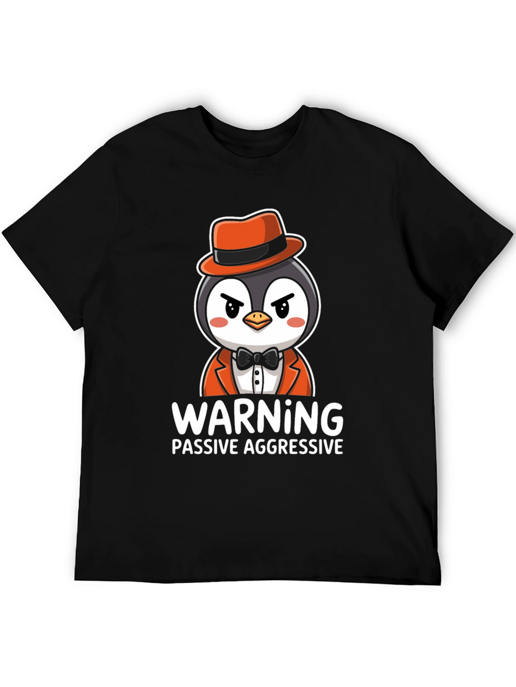 Warning Passive Aggressive Penguin T-Shirt