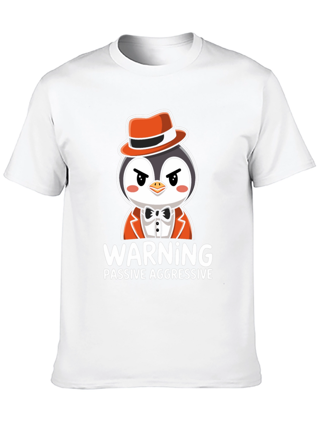 Warning Passive Aggressive Penguin T-Shirt
