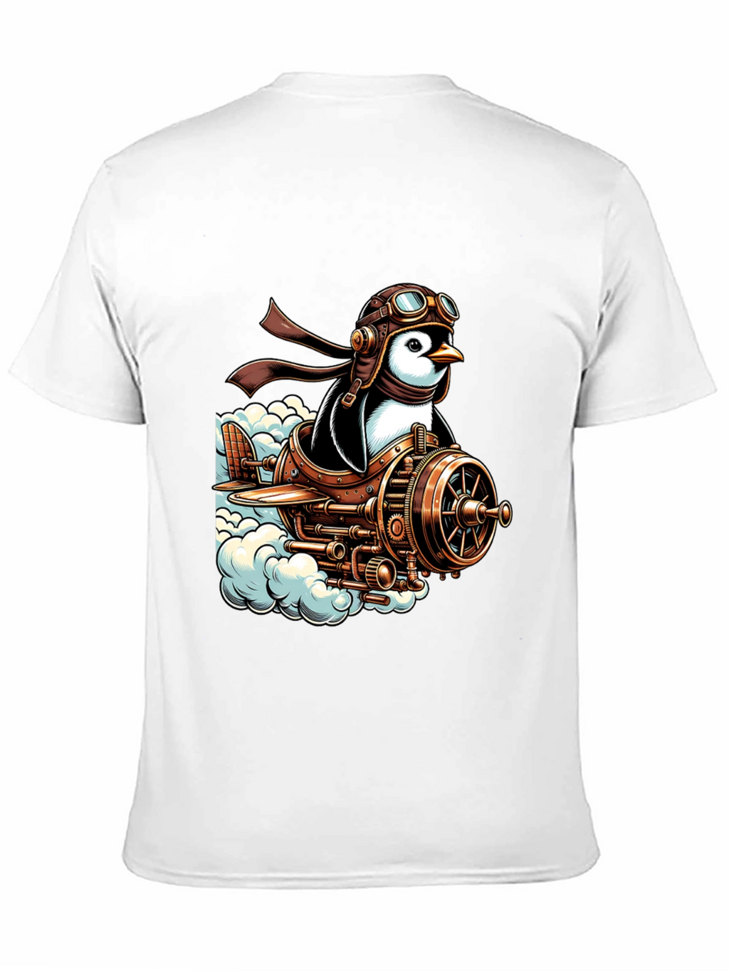 Steampunk Penguin Pilot T-Shirt
