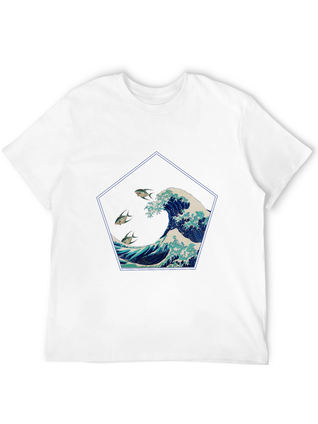 Great Wave Graphic Tee - Black