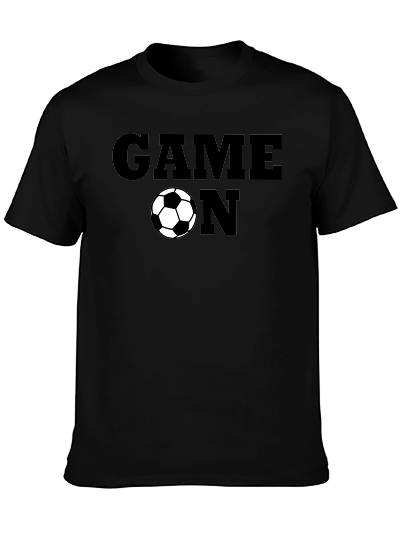Game On Soccer T-Shirt - Black