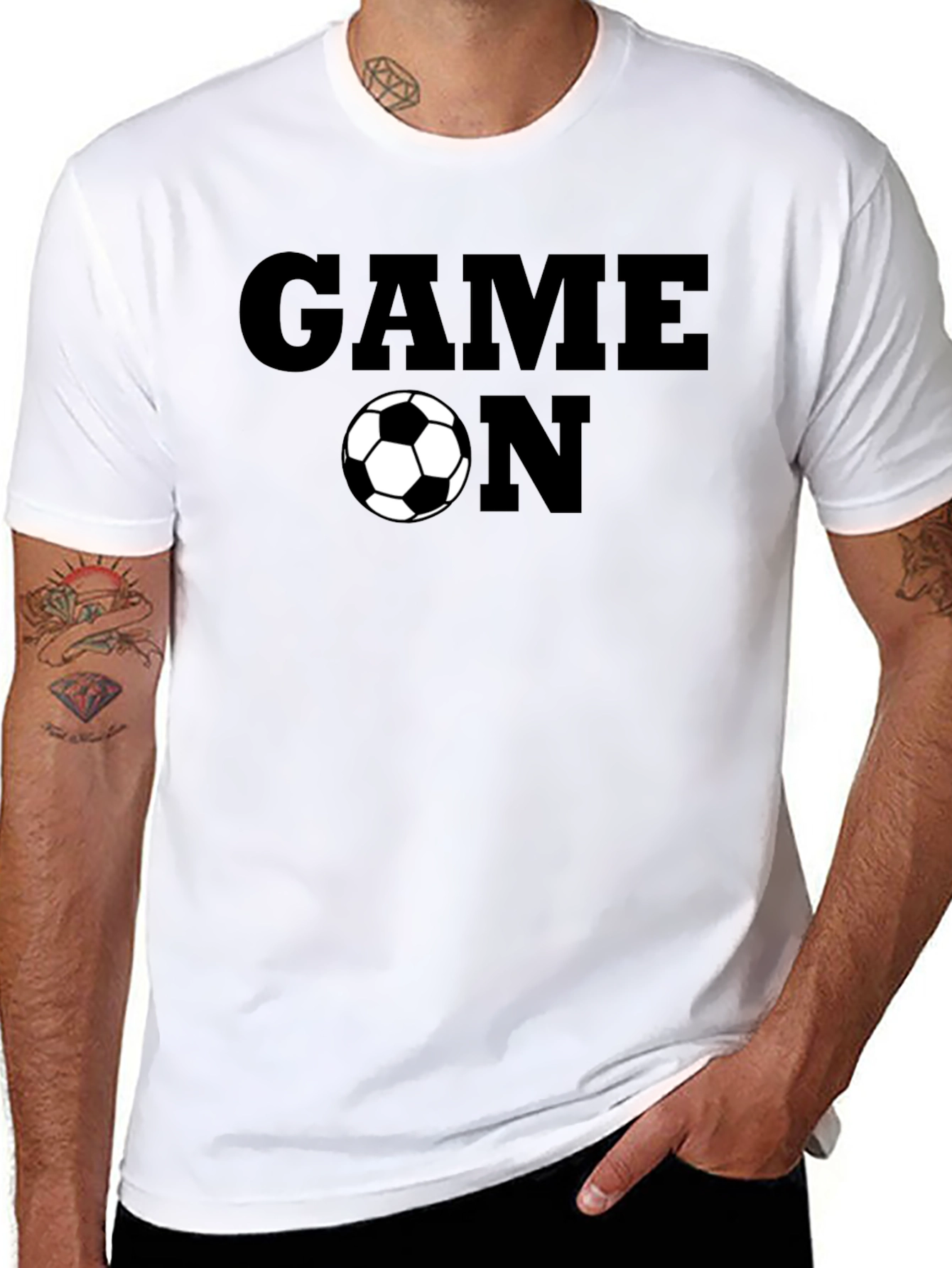 Game On Soccer T-Shirt - Black