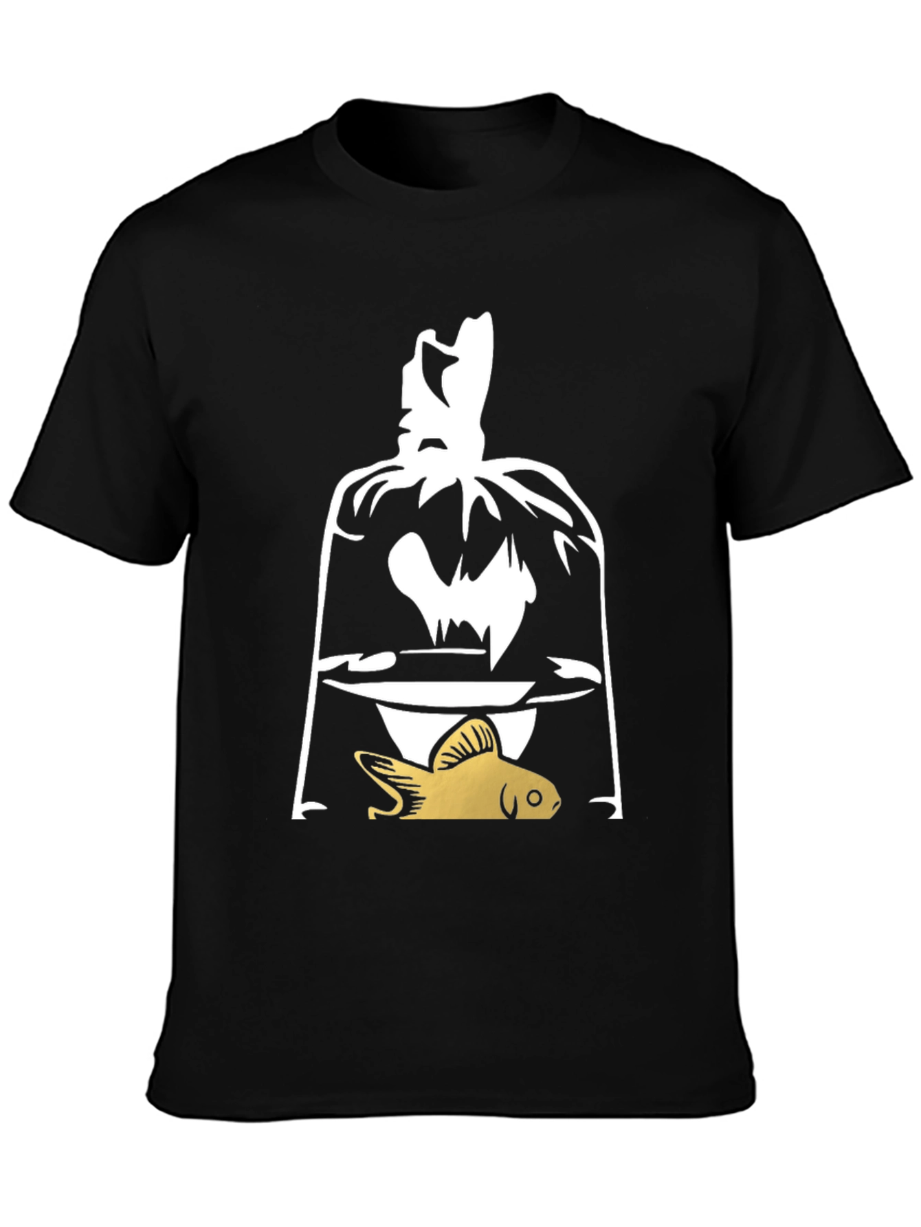 Goldfish in Bag Graphic T-Shirt - Unique Design