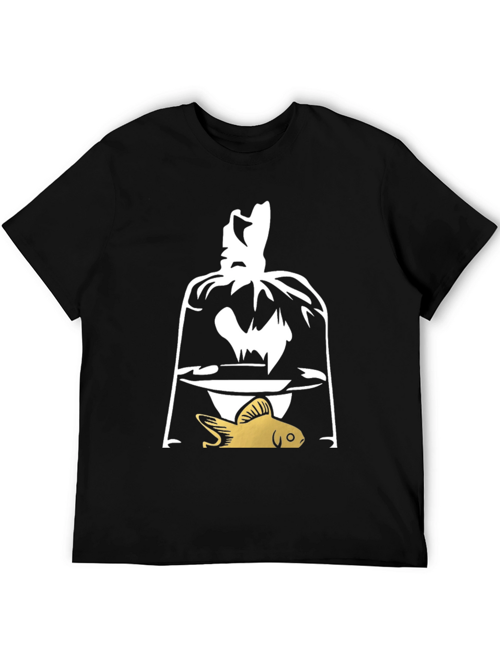 Goldfish in Bag Graphic T-Shirt - Unique Design