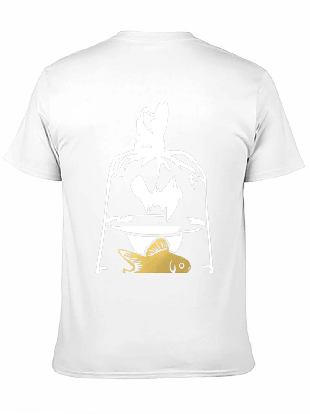 Goldfish in Bag Graphic T-Shirt - Unique Design