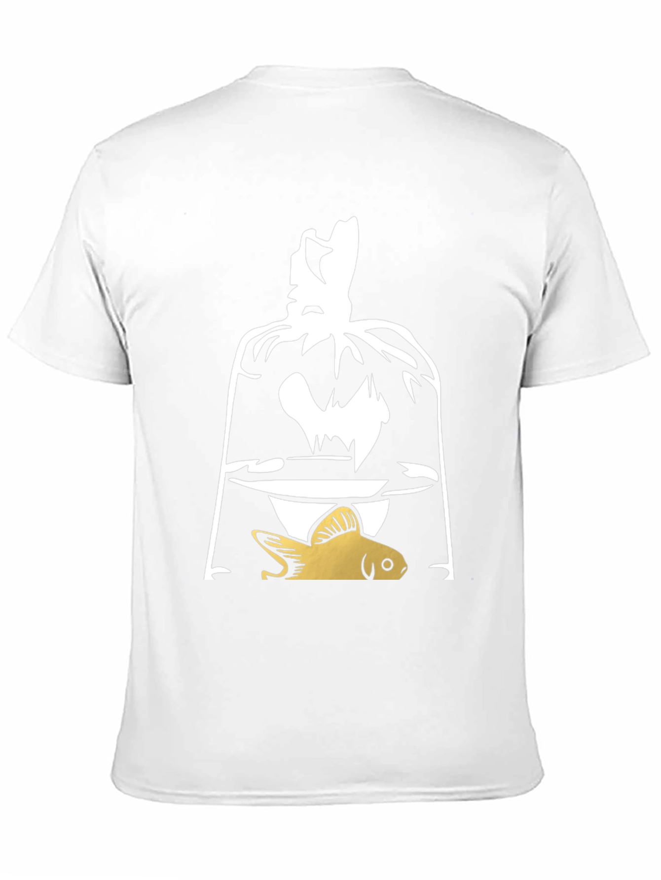 Goldfish in Bag Graphic T-Shirt - Unique Design