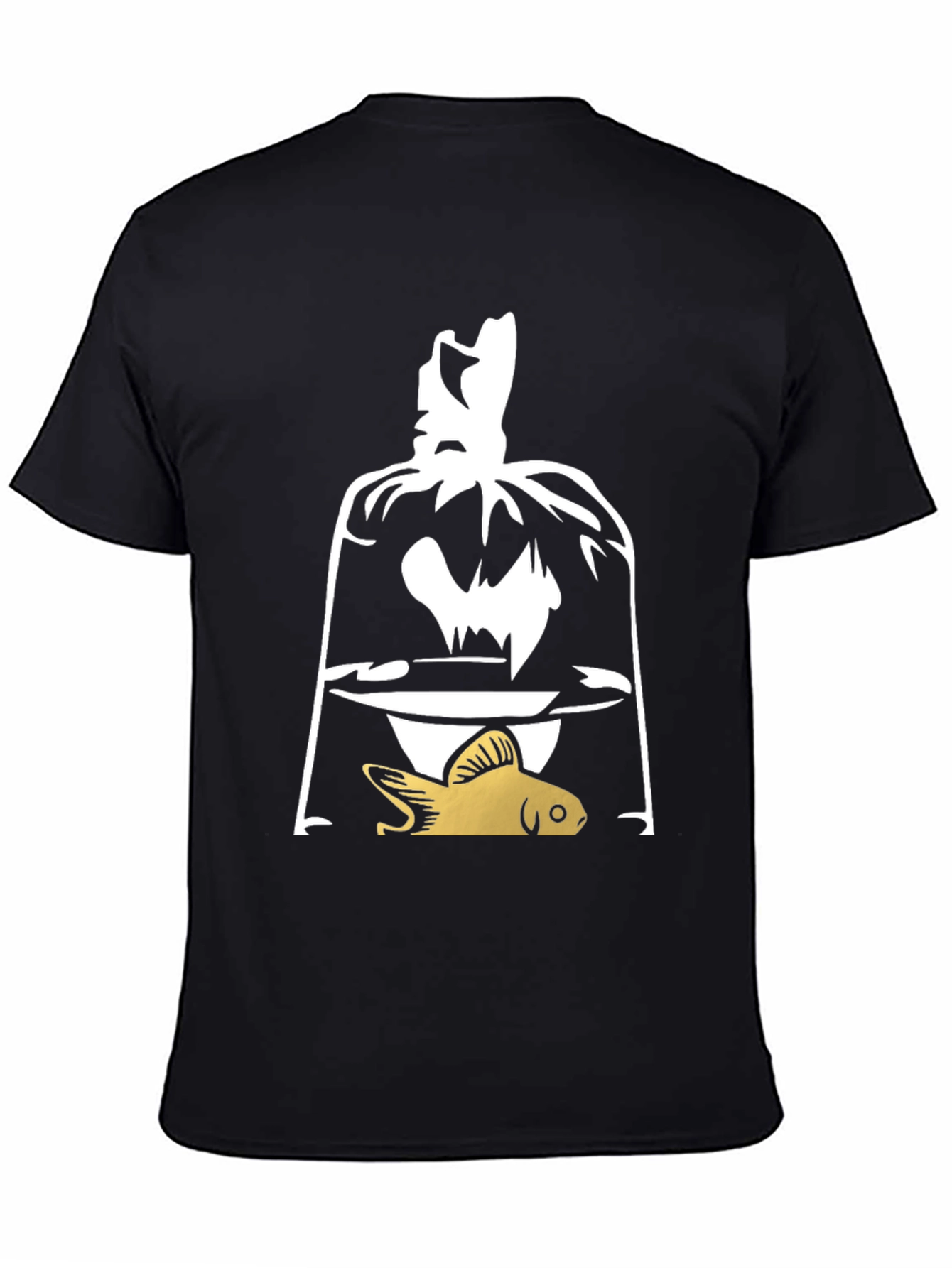 Goldfish in Bag Graphic T-Shirt - Unique Design