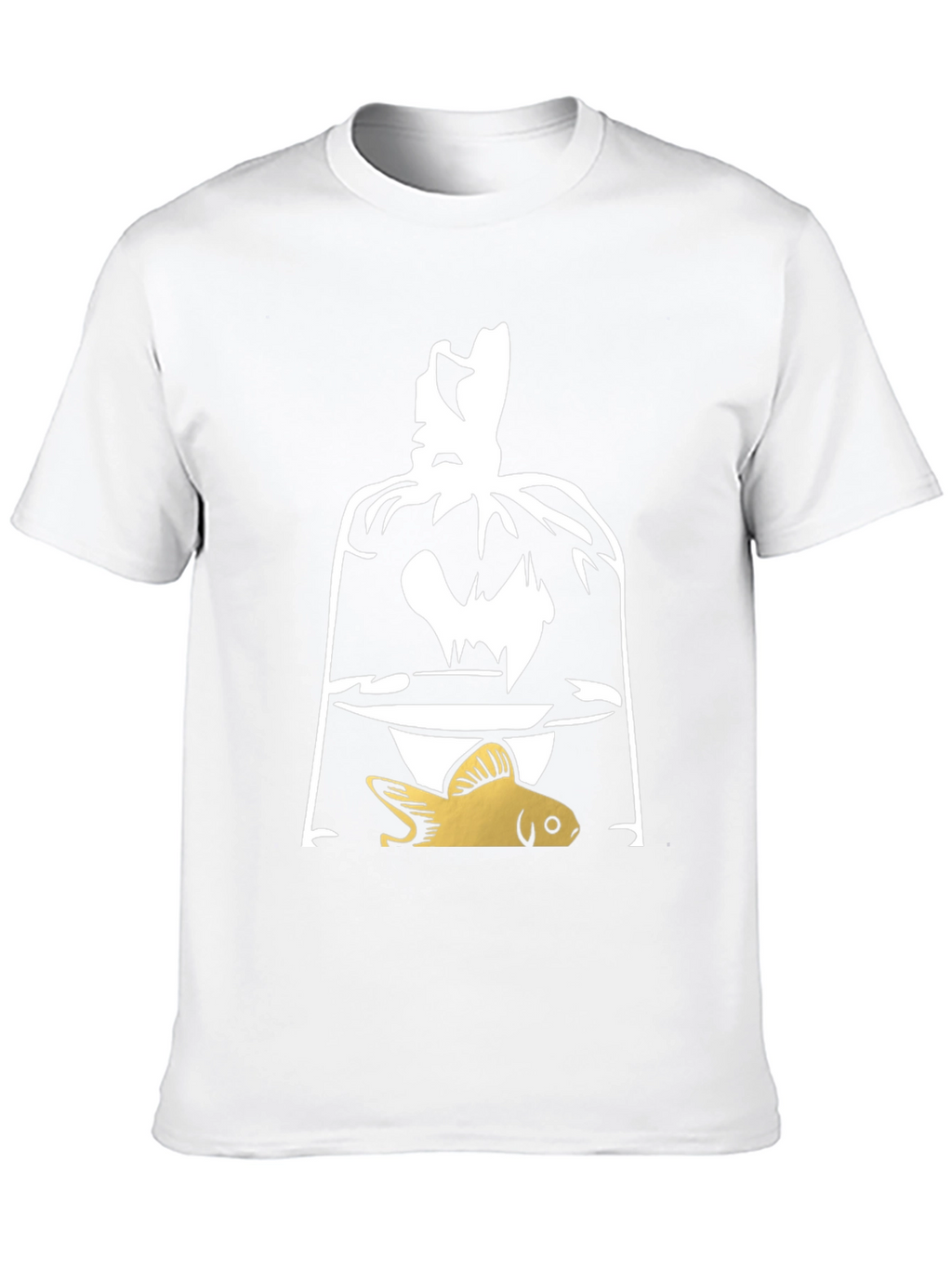 Goldfish in Bag Graphic T-Shirt - Unique Design