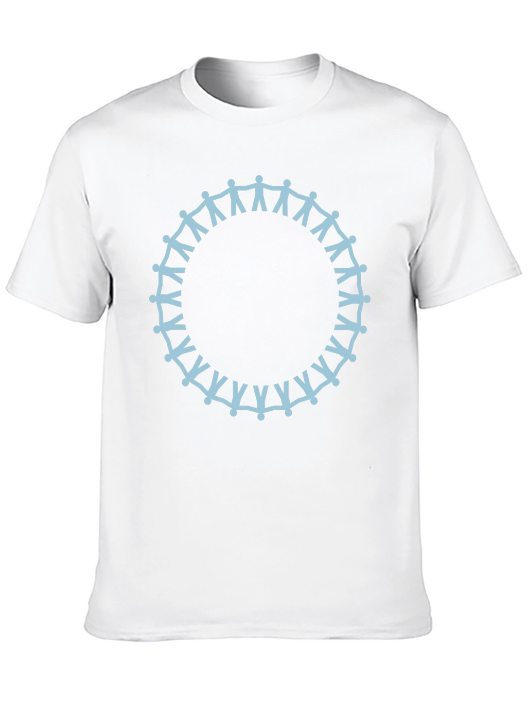 Unity Circle Graphic Tee - Soft Black Cotton