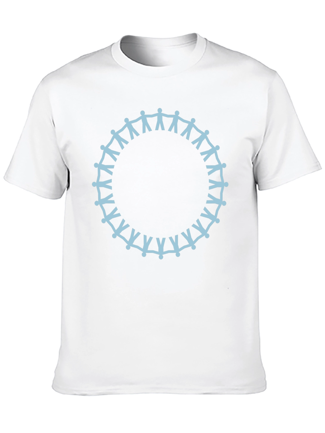 Unity Circle Graphic Tee - Soft Black Cotton