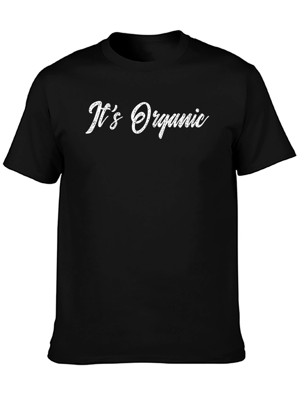 Its Organic Black T-Shirt