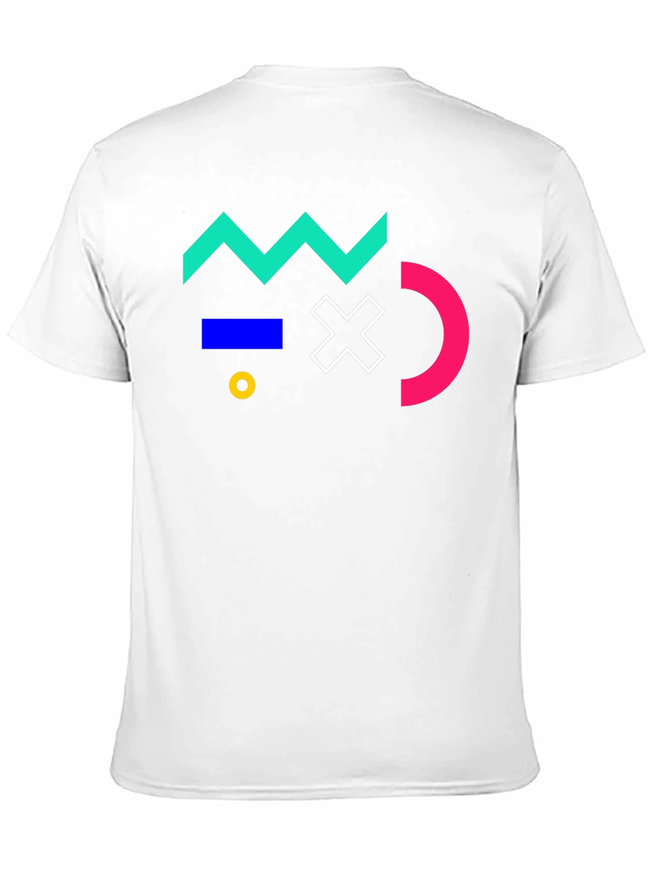 Geometric Black T-Shirt - Modern Art Design