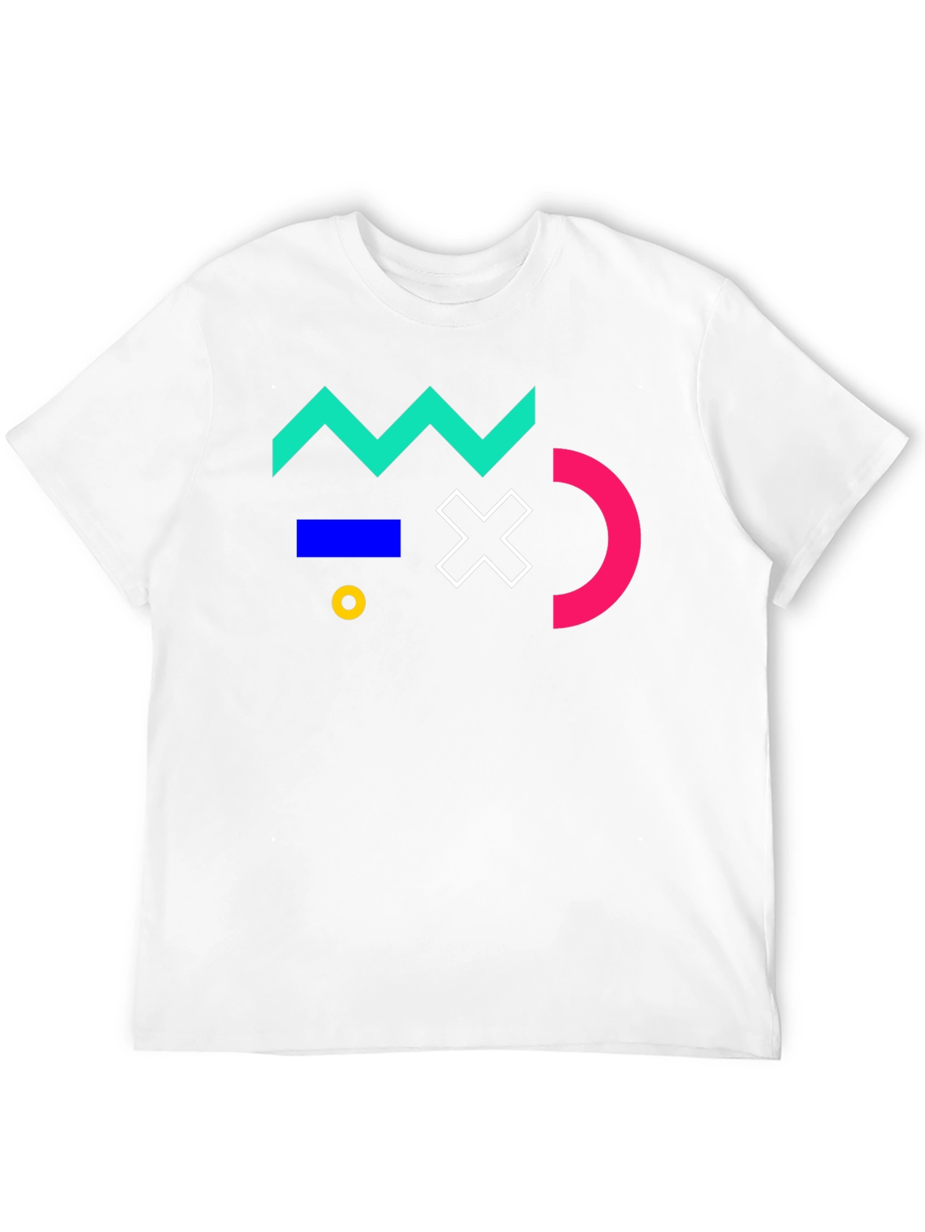 Geometric Black T-Shirt - Modern Art Design