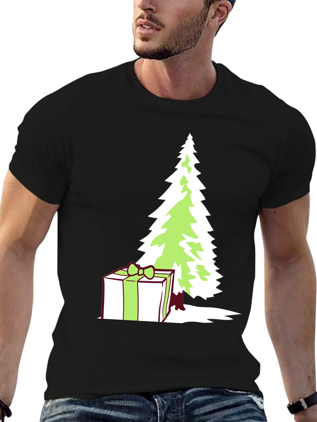 Festive Christmas Tree Gift T-Shirt