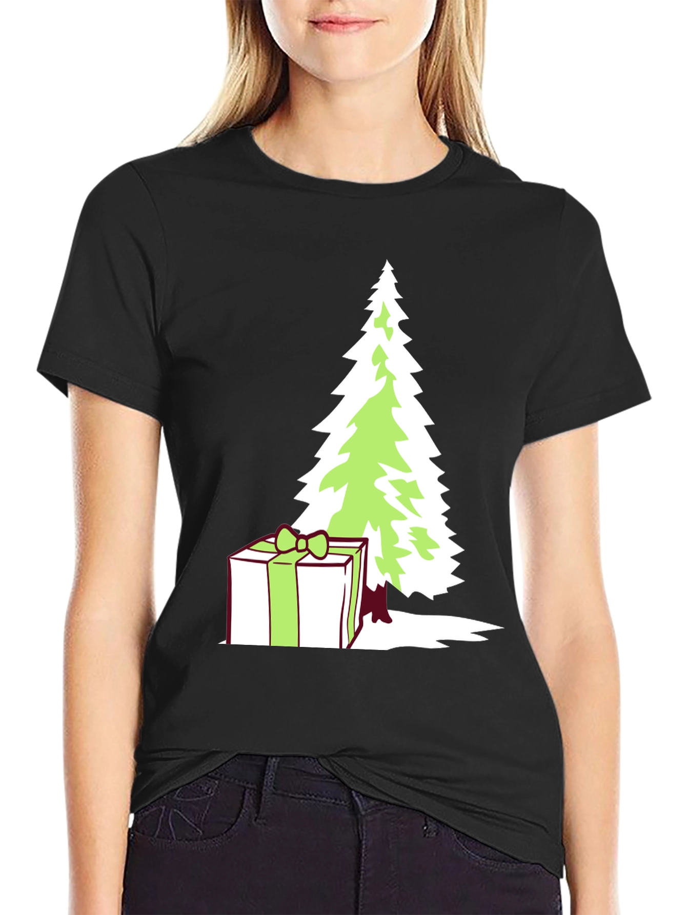 Festive Christmas Tree Gift T-Shirt