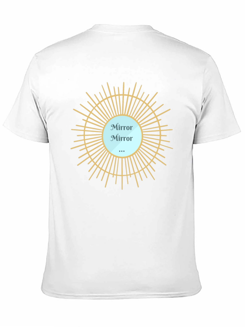 Mirror Mirror T-Shirt - Stylish Black Tee