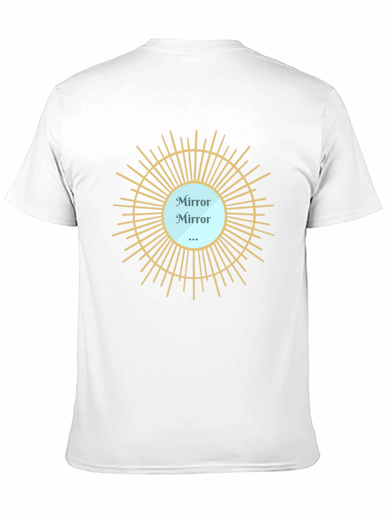 Mirror Mirror T-Shirt - Stylish Black Tee
